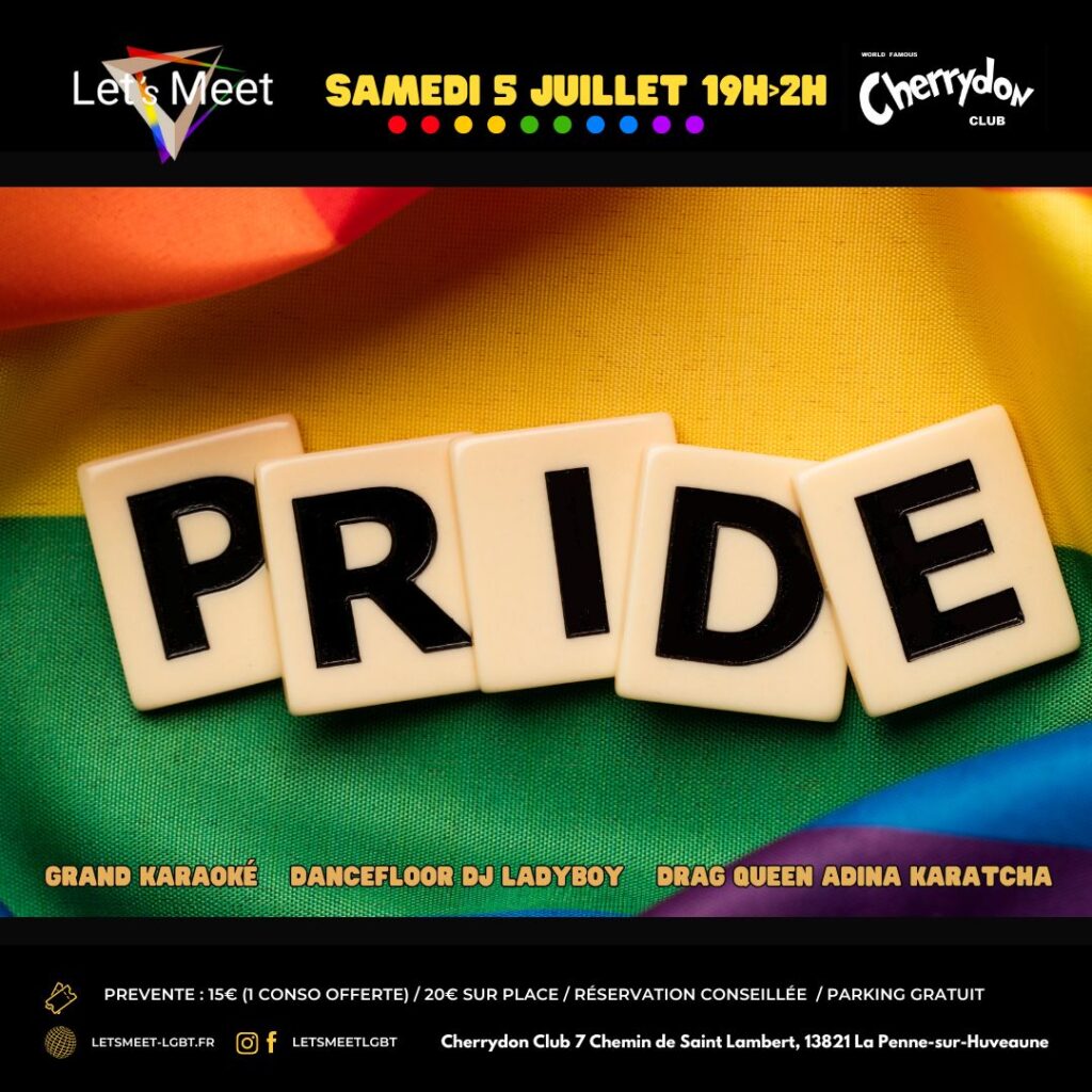 PRIDE 2025 au Cherrydon PRIDE 2025 au Cherrydon