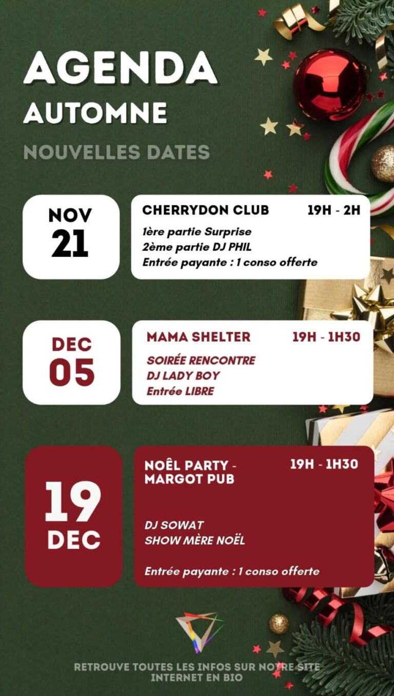 Agenda novembre 26